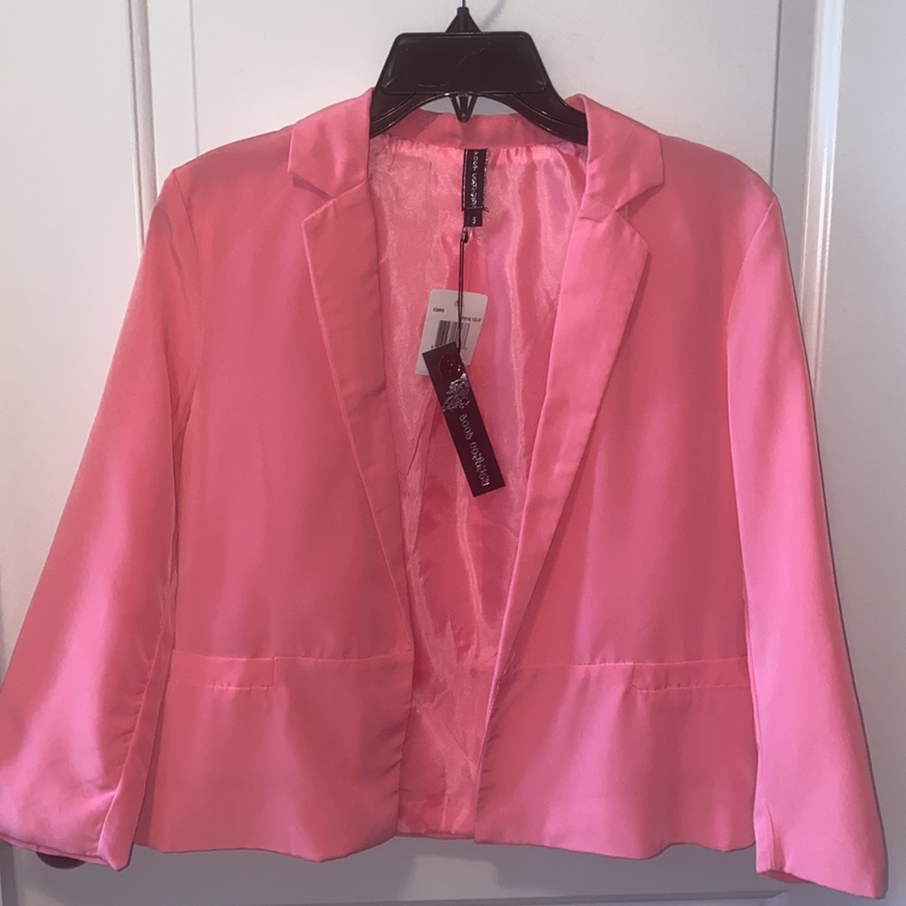 BNWT Poof Couture Hot Pink Blazer